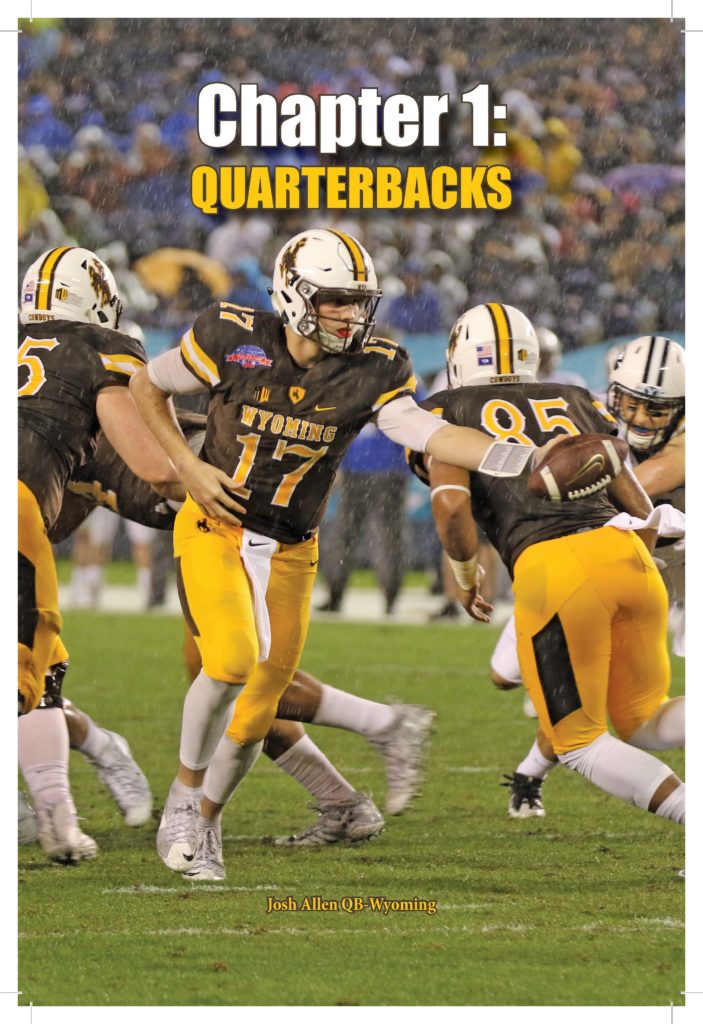 Josh Allen leads the Chapter 1 section of DraftNasty's 2018 NFL Draft Guide