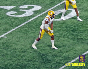 LSU WR Ja'Marr Chase in the 2019 SEC Championship game
