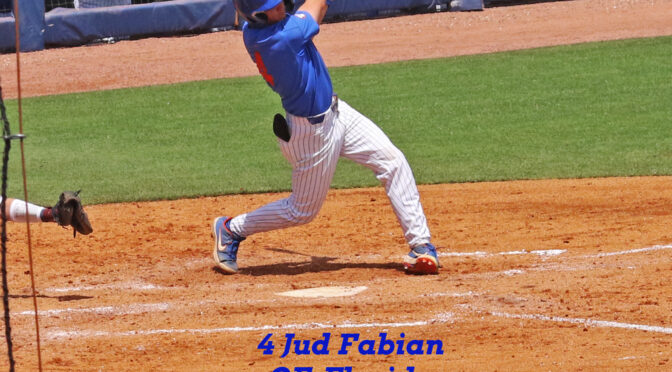 Boston Red Sox, 2021 2nd Round pick, 40th overall: Jud Fabian OF-Florida