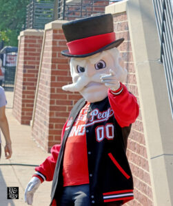 Austin Peay's mascot known as "Governor Peay", or "The Gov", helped the team place second in the Open Mascot Division
